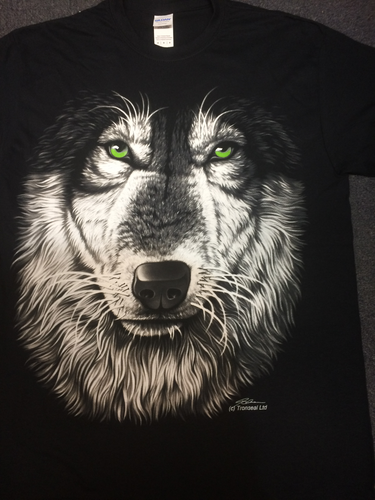 Wolf Large Grey Face