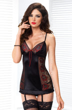 Load image into Gallery viewer, A Lovely Chemise with Matching Thong and Suspenders