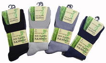 Load image into Gallery viewer, Mens Non Elastic Bamboo Socks - 3 pairs in a pack