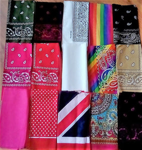 Bandana - Assorted Colours and Designs Available