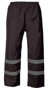 Hi Vis waterproof over trousers. In various colours