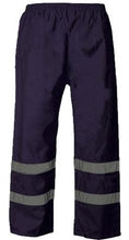 Load image into Gallery viewer, Hi Vis waterproof over trousers. In various colours