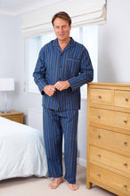 Load image into Gallery viewer, Mens Pyjamas 100% Warm Brushed Cotton