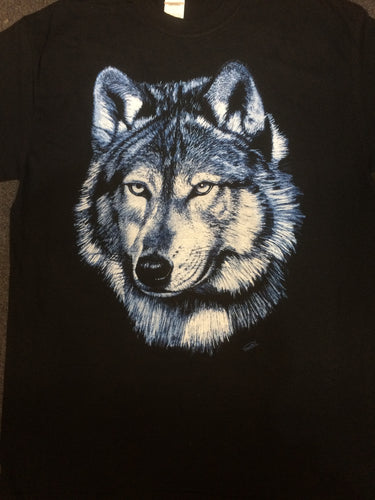 Full Face Wolf (blue)