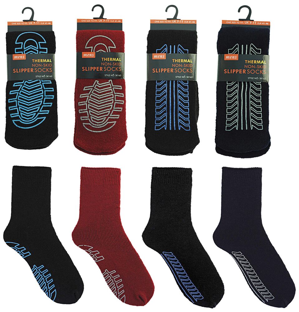 Men's Non Skid Slipper Socks Hotsell | bellvalefarms.com