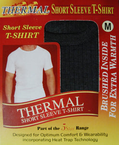 Mens Short Sleeve Thermal Vest - Assorted Colours